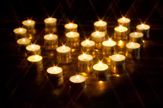 Tea Light Candles in the Shape of a Heart