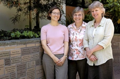 Dr. Vanessa Little, from left, and nurses Tree Dunbar and Emmi Shambeck