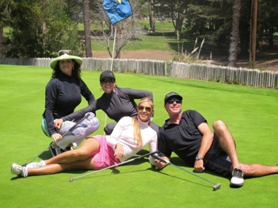 Golfers Posing