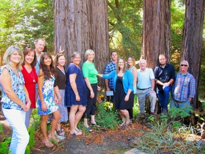 Kelly's Family in the Redwood Grove