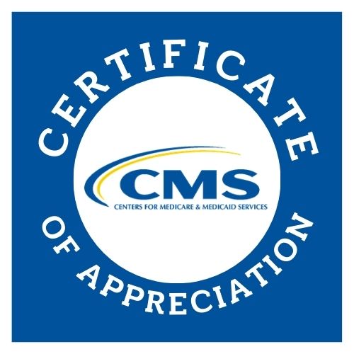Centers for Medicare & Medicaid Services - Certificate of Appreciation