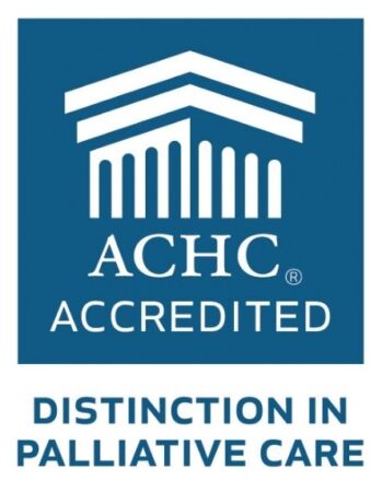 Accreditation Commission for Health Care accredited distinction in palliative care logo
