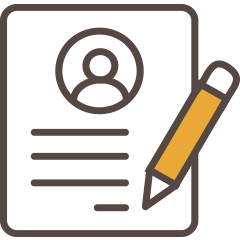 pencil and paper icon