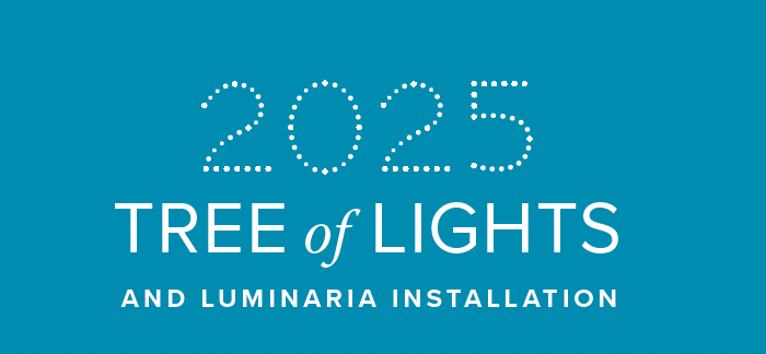 2025 tree of lights and luminaria installation
