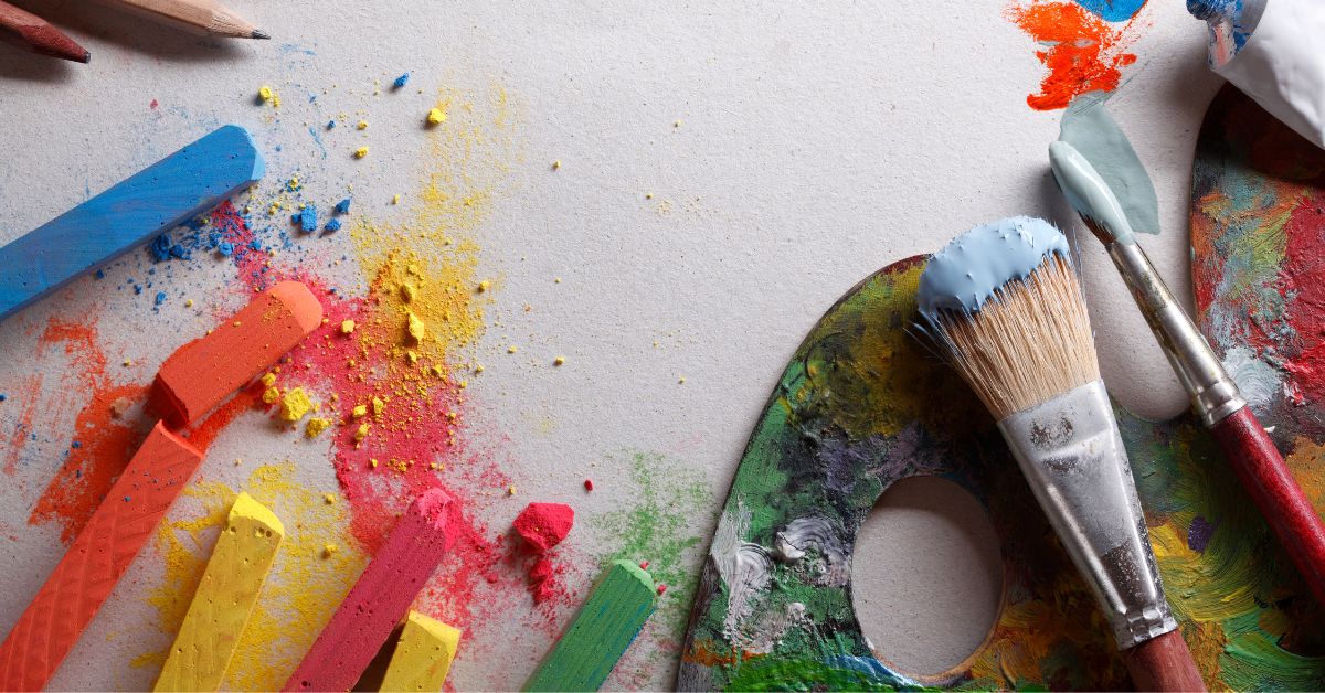 artist's painting materials