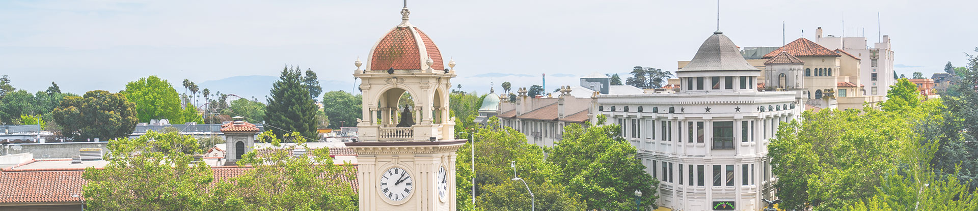 old architectural buildings among trees