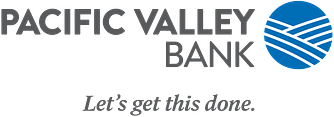 pacific valley bank - let's get this done logo