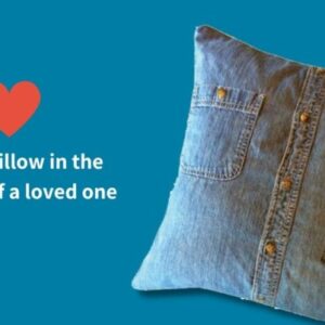 Pillow with text - make a pillow in honor of a loved one