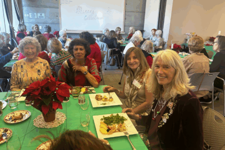 Women sitting at a table